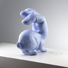 Carregar imagem no visualizador da galeria, Rabbit + Human Fingers  IV_  light violet