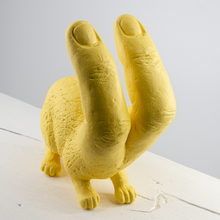 Laden Sie das Bild in den Galerie-Viewer, Rabbit + Human Fingers V_ light yellow