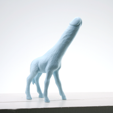 Load image into Gallery viewer, Giraffe + Penis Light Blue